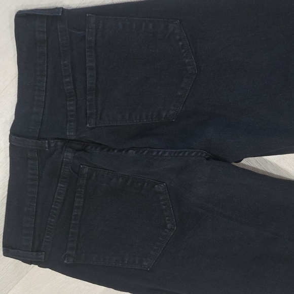 NYDJ Jeans Womens 2 Black Straight Leg Lift Tuck Technology Stretch Denim 8P - Picture 6 of 7